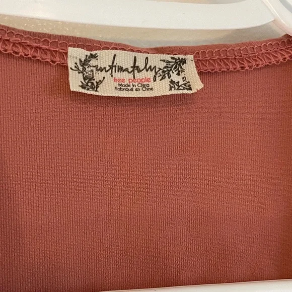 Free People Cap Flutter Sleeve Mauve Bodysuit - Picture 4 of 8